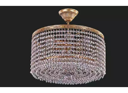 Round Chandelier Ceiling Light Luxury Gold Chandelier Ceiling lamp Crystal Art
