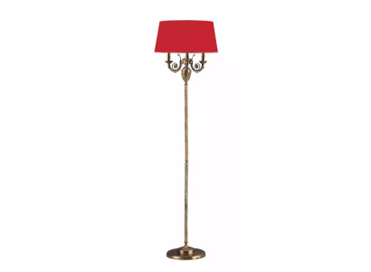 Red floor lamp floor chandelier Lamp Light fixture Gold Lamps 50x173