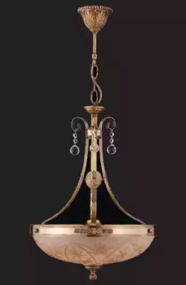 Chandelier Ceiling lamp Chandelier Ceiling Light Lamp Glass Gold Brown