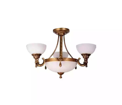Classic White Ceiling lamp Pendant Light Gold Design Chandelier