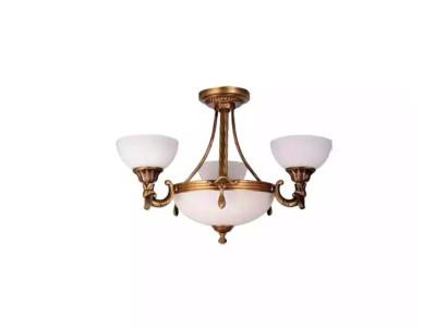 Classic White Ceiling lamp Pendant Light Gold Design Chandelier