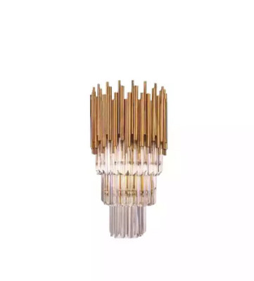 Chandelier gold hanging lamp Crystal Luster Lamp Light fixture new Living room