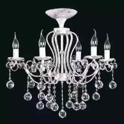 Luster Crystal Ceiling Light Chandelier Ceiling lamp Lamps White