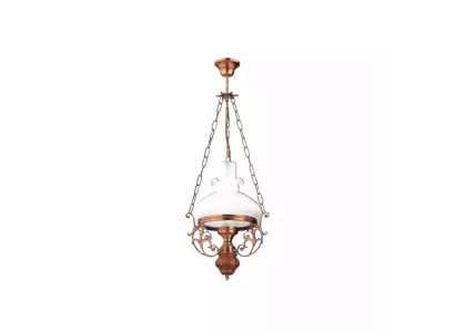 Lamp ceiling chandelier chandelier chandelier ceiling lamp glass brown baroque