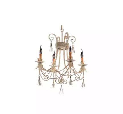 Luxury Ceiling Chandelier Chandelier Ceiling lamp Lamps Beige Art