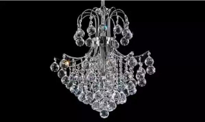 Luster Art Luxury Ceiling lamp Chandelier Ceiling Light Lamps Silver