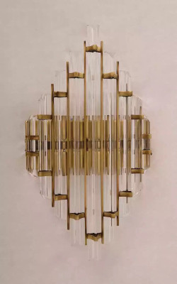 Wall lamp Wall Lights Lamps Crystal Living room luxury gold