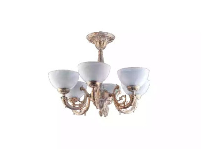 corner lamp chandelier ceiling light chandelier lamp glass beige item