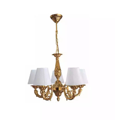 Chandelier Chandelier Ceiling lamp Lamps Zinc Gold Art