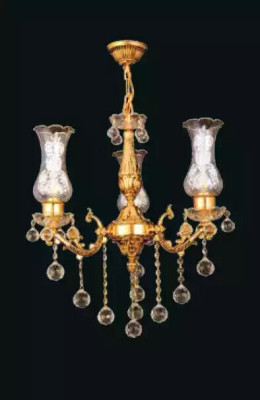 Ceiling chandelier Chandelier Gold Ceiling lamp Luster Crystal Lamp