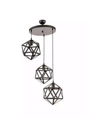Pendant light Black for the living room chic Ceiling lamp Light fixture