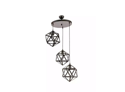 Pendant light Black for the living room chic Ceiling lamp Light fixture