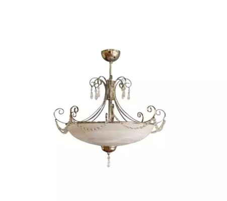 Chandelier pendant light Living room Chandelier shiny Chrome new