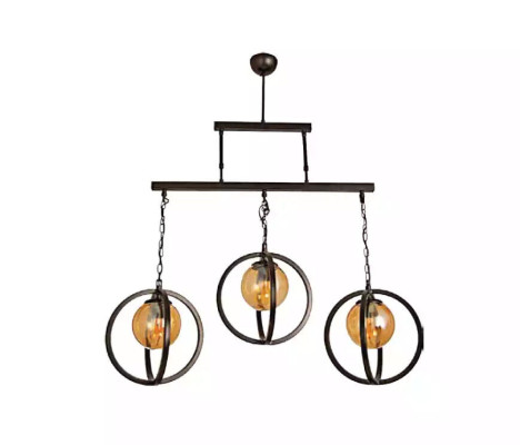 Ceiling lamp Luster Glass chic into the house for the living room style
