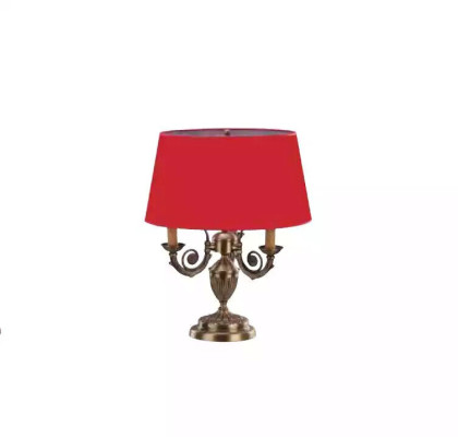 Metal table lamp for the bedroom is a good stylish choice