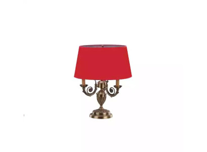 Metal table lamp for the bedroom is a good stylish choice