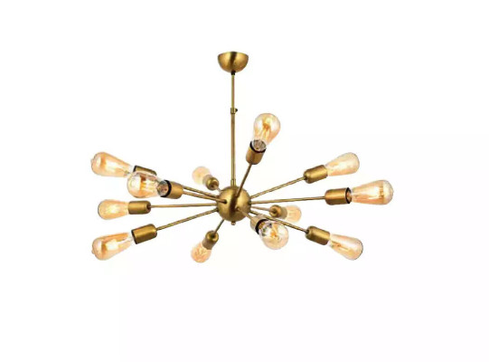 Ceiling lamp chic Living room from shiny materials Light fixture Lamps