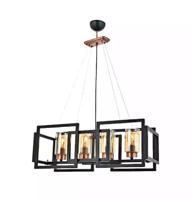 Ceiling lamp chic light fixture for dining room living room shiny glass