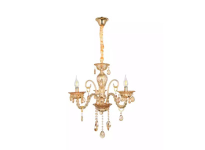 Chandelier Crystal in the living room or chic luxury at home new