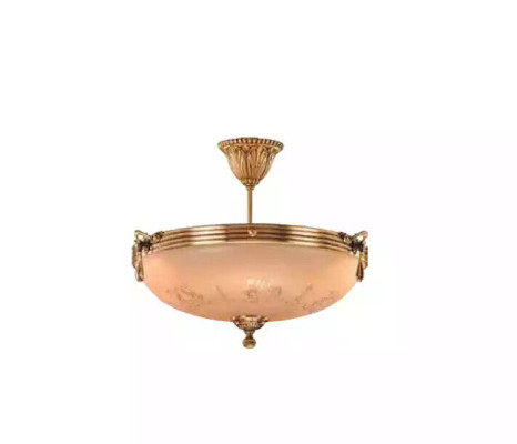 Chandelier Ceiling lamp Chandelier Ceiling Light Lamp Glass Gold Beige