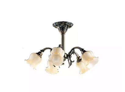 Ceiling light chandelier Chandelier Ceiling lamp Lamps Glass Grai Beige