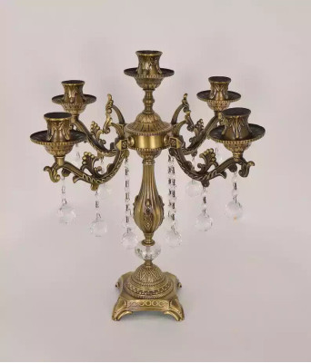 Table lamp Crystal luxury bedside lamp Living room new gold Modern