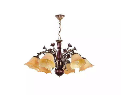 Ceiling lamp flowers ceiling chandelier chandelier chandelier lamp glass beige