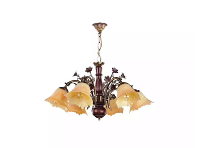 Ceiling lamp flowers ceiling chandelier chandelier chandelier lamp glass beige