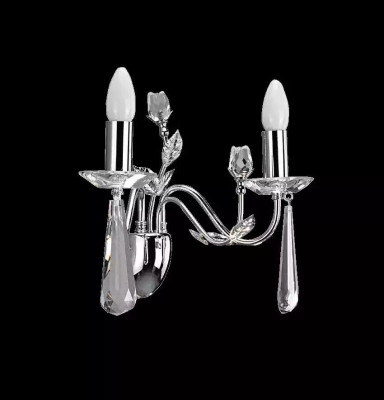 Wall lamp light crown chandelier wall lamp chandelier wall crystal lamps silver