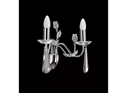 Wall lamp light crown chandelier wall lamp chandelier wall crystal lamps silver