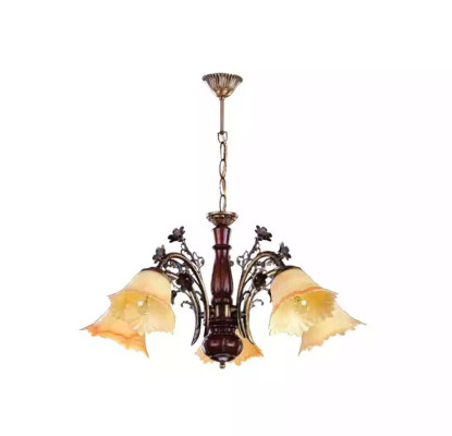 Ceiling lamp flowers ceiling chandelier chandelier chandelier lamp glass beige