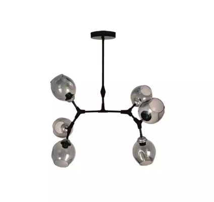 Ceiling lamp Luster Chandelier Ceiling Light Modern Glass Black new