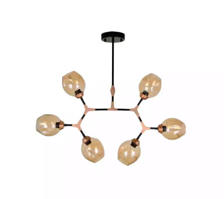 Ceiling lamp Chandelier Chandelier Modern Glass Beige new