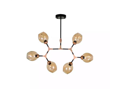 Ceiling lamp Chandelier Chandelier Modern Glass Beige new