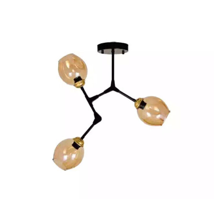 Lamps Luster Chandelier Ceiling lamp Gold Modern Glass
