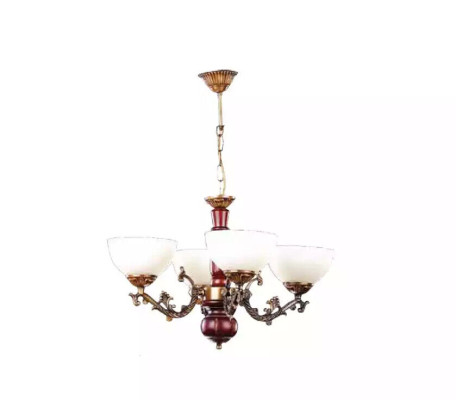 Chandelier Chandelier Ceiling lamp Lamps Brown Classic