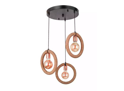 Chandelier Chandelier Ceiling lamp Lamp Glass Brown Modern