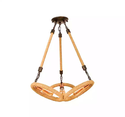 Lamp Ceiling Light Chandelier Chandelier Ceiling lamp Glass Brown Modern