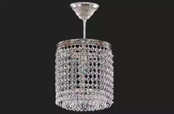 Luster Ceiling lamp Crystal Ceiling Light Luxury Silver Chandelier
