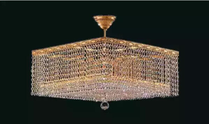 Luxury chandelier ceiling light Gold Chandelier Ceiling lamp Crystal Art