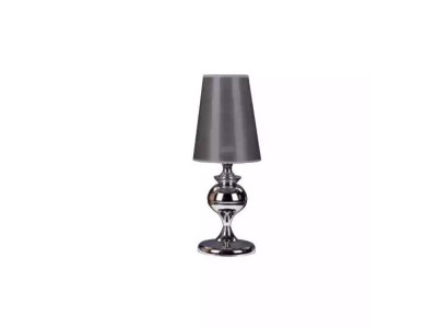 Table lamp Reading lamp Light fixture Bedside lamp Gray Metal Living room