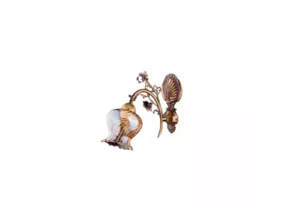 Wall lamp wall lights flowers wall lamp chandelier wall lamp brown glass