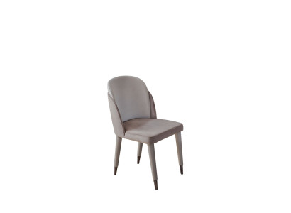 Light gray Dining chairs Kitchen chairs Designer Upholstery Dining room Furniture