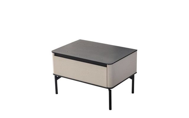 Gray children's furniture designer children's bed wood bedside table luxury suite