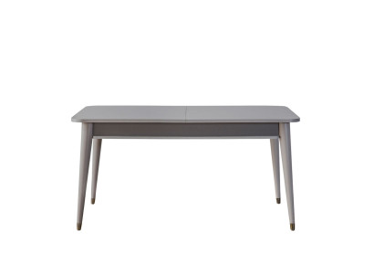 Gray Dining table Designer Dining room Furniture Extendable Wood Table new