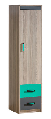 Wardrobe Wardrobe Wall Unit Bedroom Youth Room Choice of color new