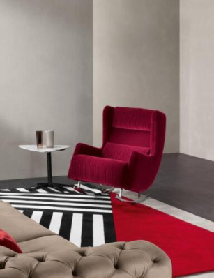 Luxury Armchair Upholstery Luxury Italian Style Real wood Modern Furniture Single Seater