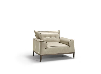 Design Leather Armchair Living room Lounge Luxury Chair Design Furniture Brown Prianera