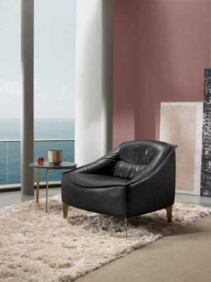 Armchair Upholstery Seater Modern Design Leather Relax Armchair Lounge Luxury Living room
