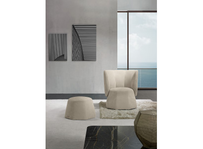 Stool Design Wood Italian Furniture Luxury Living room Modern Footstool Gray new